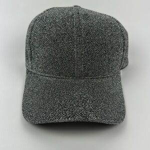 Adjustable Silver Sparkle Baseball Cap